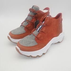 NEW Sorel Women's 10 Kinetic Breakthru Caribou Waterproof Red Chalk